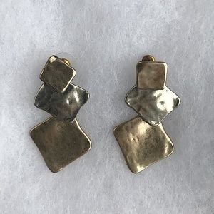 Gold and Silver Earrings